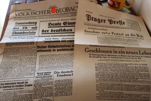 Zeitung Original-Nachdruck - Völkischer Beobachter Norddeutsche Ausgabe 01.10.1938